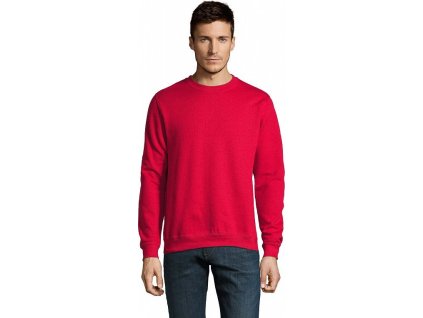 Fairtrade mikina Sol's Supreme přes hlavu 280 g/m (Barva šedá popelavá melír, Velikost 3XL)