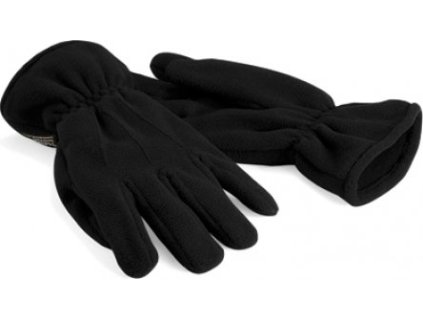 Prstové ultra termické rukavice ze Suprafleece s izolací Thinsulate™ (Velikost S/M, Barva černá)