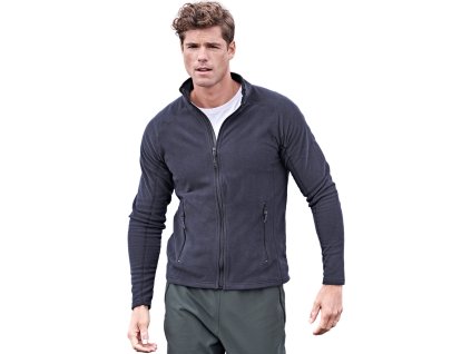 Lehká funkční fleecová mikina se stojáčkem 170 g/m (Barva černá, Velikost 3XL)