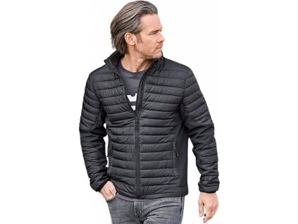 Softshellová slim-fit Crossover bunda se stojáčkem (Barva černá, Velikost 3XL)