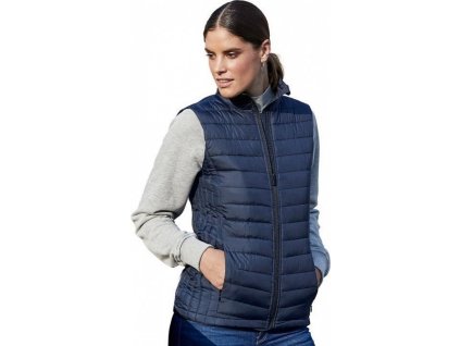 Zimní prošívaná slim-fit vesta Zepelin do větru i deště (Barva černá, Velikost 3XL)
