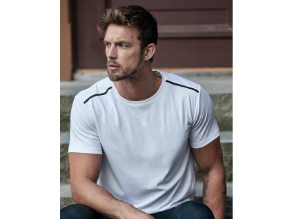 Luxusní pánské sportovní tričko Tee Jays (Velikost S, Barva bílá)