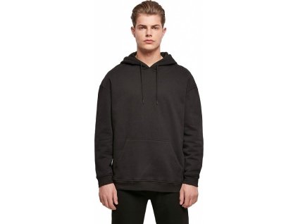 Velkoformátová oversize mikina Urban Classics se širokými manžetami (Velikost S, Barva černá)