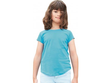 Dívčí tričko Mantis s kulatým spodním lemem a z měkoučké bavlny