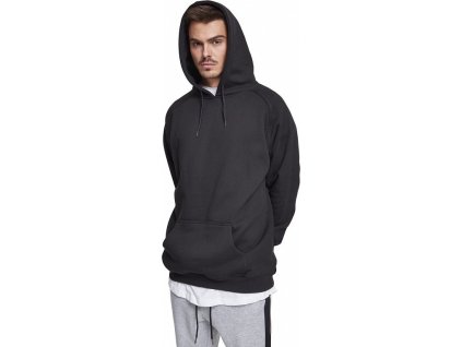 Prodloužená a oversize mikina Urban Classics pro vysoké typy (Barva black, Velikost L)
