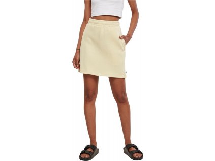 Krátká mini sukně Urban Classics z organické French terry bavlny (Barva černá, Velikost 3XL)