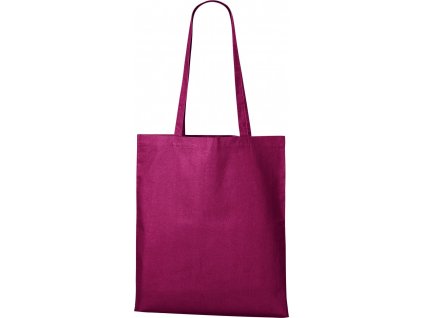 Zpevněná bavlněná nákupní taška v plátnové vazbě, 45 x 40 cm