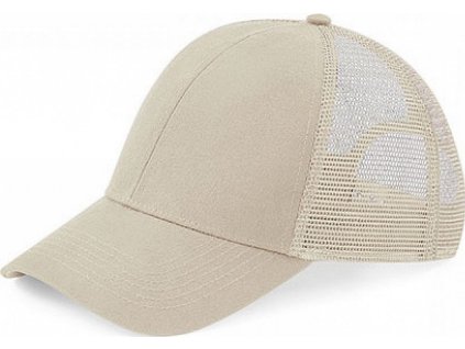Síťovaná trucker kšiltovka z organické bavlny (Barva černá)