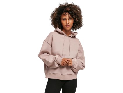 Dámská oversize mikina Build Your Brand se širokými rukávy se spadlými rameny (Barva černá, Velikost 3XL)