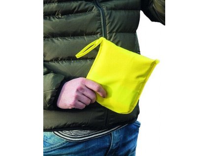 Cestovní pouzdro na doklady se zapínáním na suchý zip (Velikost 25 x 17 cm, Barva černá)