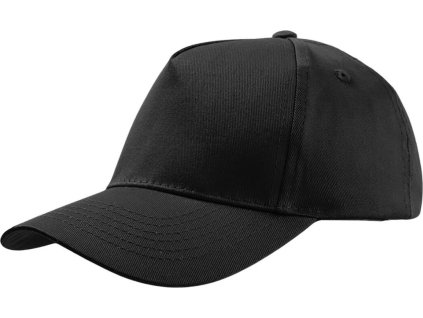 Dětská 5 panelová kšiltovka vhodná pro potisk (Barva černá)