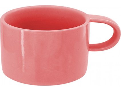 Růžový hrnek Makronka AveTech