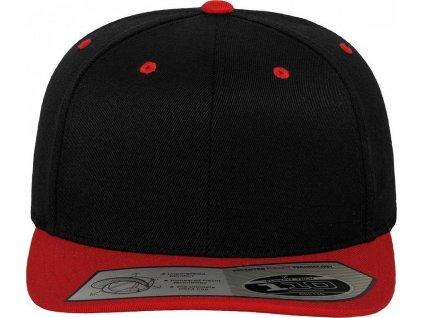 Snapback Flexfit z polyakrylu s rovným kšiltem (Barva černá)