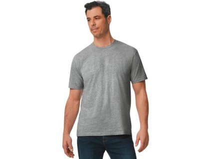 Pánské triko Softstyle® Midweight s vysokou hustotou stehu (Barva Brown Savana, Velikost XXL)