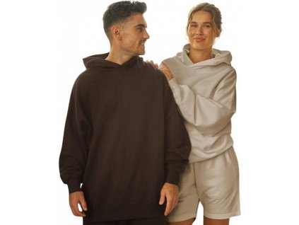 Unisex oversize organická klokanka (Barva černá, Velikost 3XL)