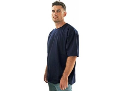 Organické pánské oversize tričko Tiger ve vysoké gramáži 220 g/m (Velikost XS, Barva bílá)