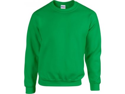Pevná směsová mikina Gildan přes hlavu 50% bavlna, 50% polyester, zelená irská, vel.L