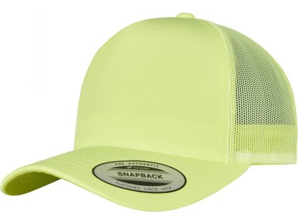 Retro Trucker snapback kšiltovka v neonových odstínech (Barva oranžová neonová, Velikost one size)