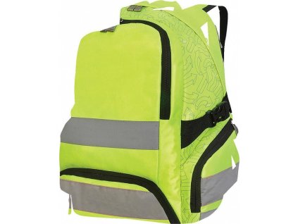 Reflexní batoh London s hrudním popruhem pro notebook 15,6", 30 litrů (Barva oranžová výrazná)