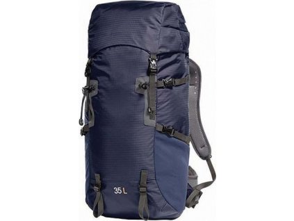Lehký trekingový batoh Mountain s ergonomicky tvarovanými zády 35 l (Velikost 29 x 66 x 21 cm, Barva šedá tmavá)