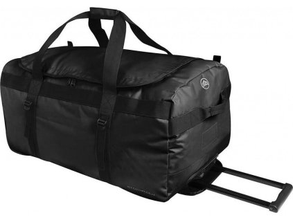 Voděodolná cestovní taška Duffle na kolečkách 125 litrů (Barva černá)