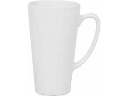 Hrnek latté 0,5l bílý 14,9 cm kónický