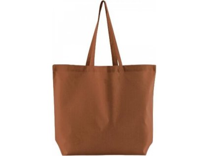 Maxi shopper taška z organické bavlny (Barva černá)