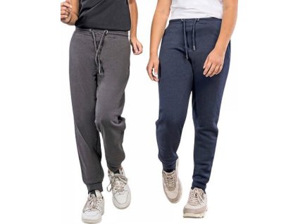 Dětské sportovní tepláky s pevným pasem a manžetami (Barva černá, Velikost 3XL (158/13-14))