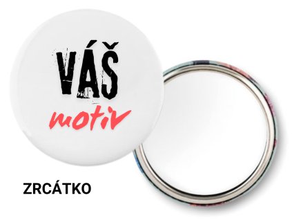 Placka se zrcátkem, 44 mm