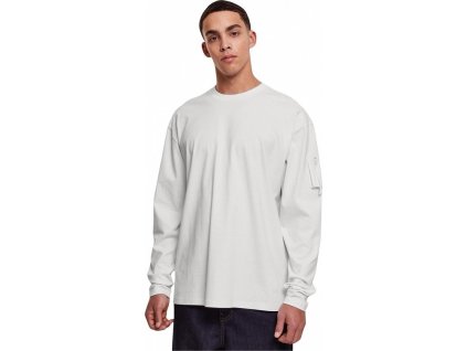 Tričko Urban Classics s kapsičkou na rukávu 220 g/m (Barva bílá, Velikost 3XL)