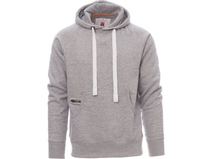 Pánská klokanka Atlanta s malou kapsičkou na zip v melírové variantě (Barva šedá melange, Velikost 3XL)
