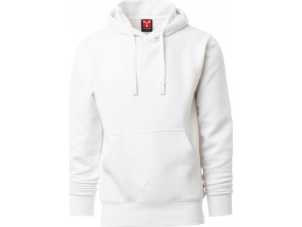 Pánská mikina Toronto s klokaní kapsou (Barva bílá, Velikost 3XL)