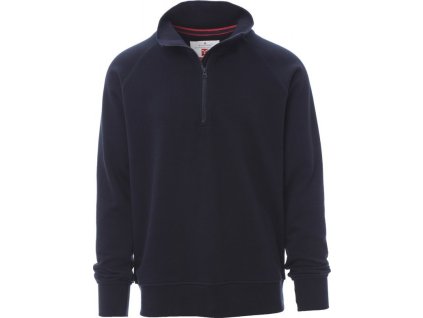 Mikina Austin se zesílenými švy a elastickým žebrováním (Velikost XS, Barva modrá námořní)