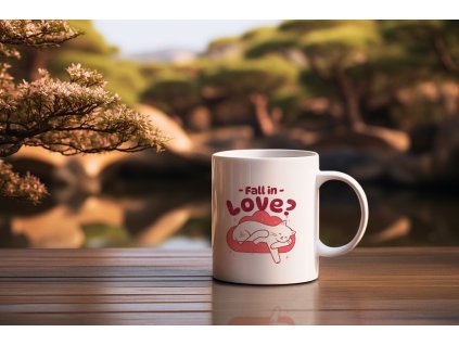 mockup of an ai generated coffee mug placed on a wooden surface featuring a flower tree m37791 ve velké velikosti