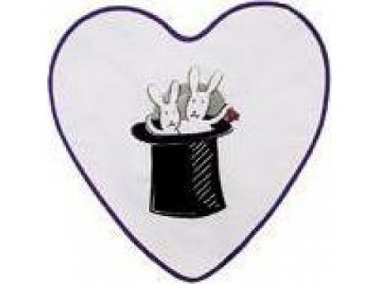 Polštář pro potisk s modrým lemem AveTech