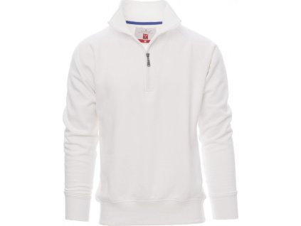 Pánská mikina Miami+ s krátkým zipem a elastickým žebrováním (Barva antracitová, Velikost 3XL)