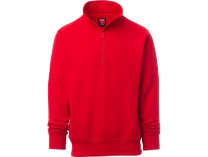 Mikina Carson se stojáčkem a barevně sladěným zipem (Barva černá, Velikost 3XL)