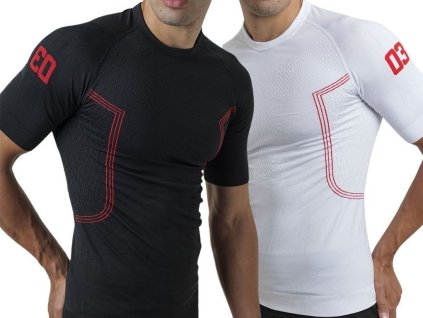 Pánské termo triko Pro ve vyšší gramáží 280 g/m s krátkým rukávem (Barva BÍLÁ, Velikost XXL/3XL)