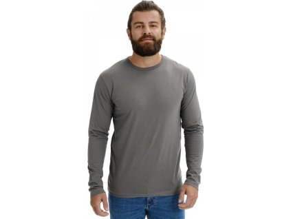 Základní pánské triko Malfini s dlouhým rukávem 160 g/m (Barva vojenská, Velikost XXL)