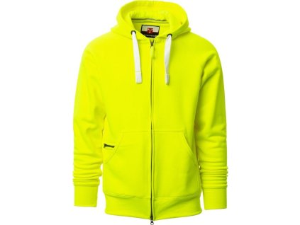 Pánská fluorescentní mikina Dallas+ (Barva žlutá fluorescentní, Velikost 3XL)