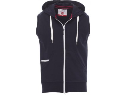 Pánská vesta Boxer+ s kapucí a stahovací šňůrkou (Barva černá, Velikost L)