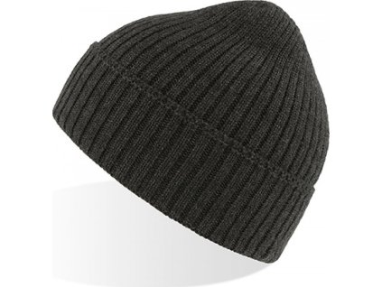 Pružná akrylová čepice Viral Beanie (Barva šedá tmavá melír)
