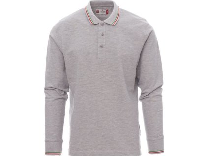 Unisex polokošile Aviazione v melírové variantě