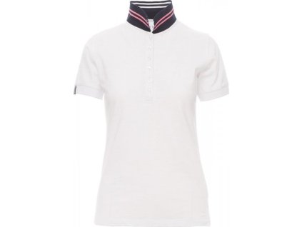 Polokošile Nautic se 6 sladěnými knoflíky (Velikost S, Barva bílá - modrá námořní - bílá - fuchsia)