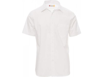 Pánská polokošile Spring z jemné česané bavlny (Barva bílá, Velikost 3XL)