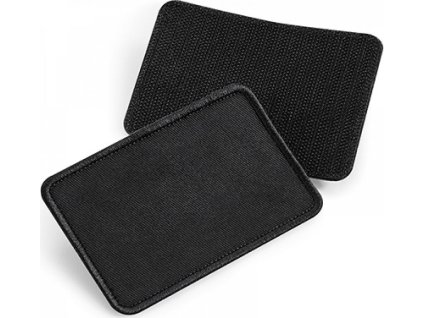 Snímatelný štítek na kšiltovku na suchý zip (Barva černá, Velikost 10 x 6,5 cm)