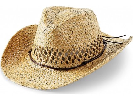 Ručně vyráběný slaměný kovbojský klobouk Beechfield