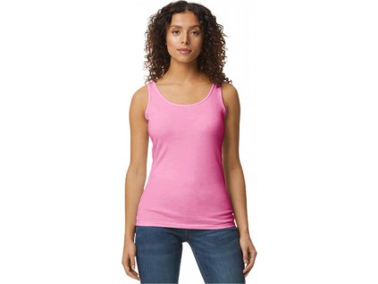 Dámské bavlněné přiléhavé tílko Softstyle Gildan