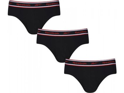 Pánské bavlněné slipy Chase – 3 ks v balení (Velikost S, Barva černá - černá - černá)