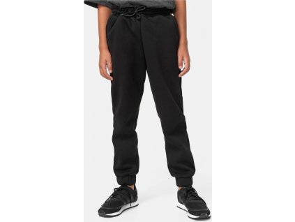 Dětské tepláky s počesem a stahováním v pase (Velikost 134/140, Barva šedá melír)